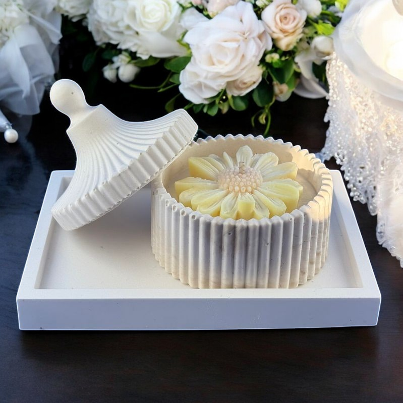 Sojawachs-Duftkerze als minimalistisches, elegantes Set Nature's Very Best