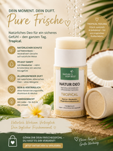 Naturdeo, Alluminiumfreies Deo, Vegan Deo, Deo mit Natron, Schwitzen, Transparieren, festes Deo, Nachhaltiges Deodorant, Cremdeo Stick, Nature's Very Best